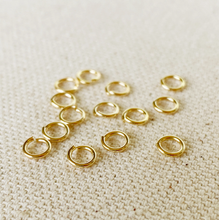 5 grams bag of 18k Gold Filled Jump Ring Size 3mm, 4mm, 5mm,: 4 mm