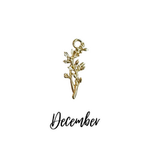 Birth Month Flower Charm Collection