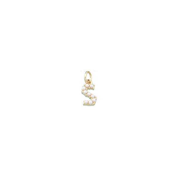 Pearl Letter Charm Collection
