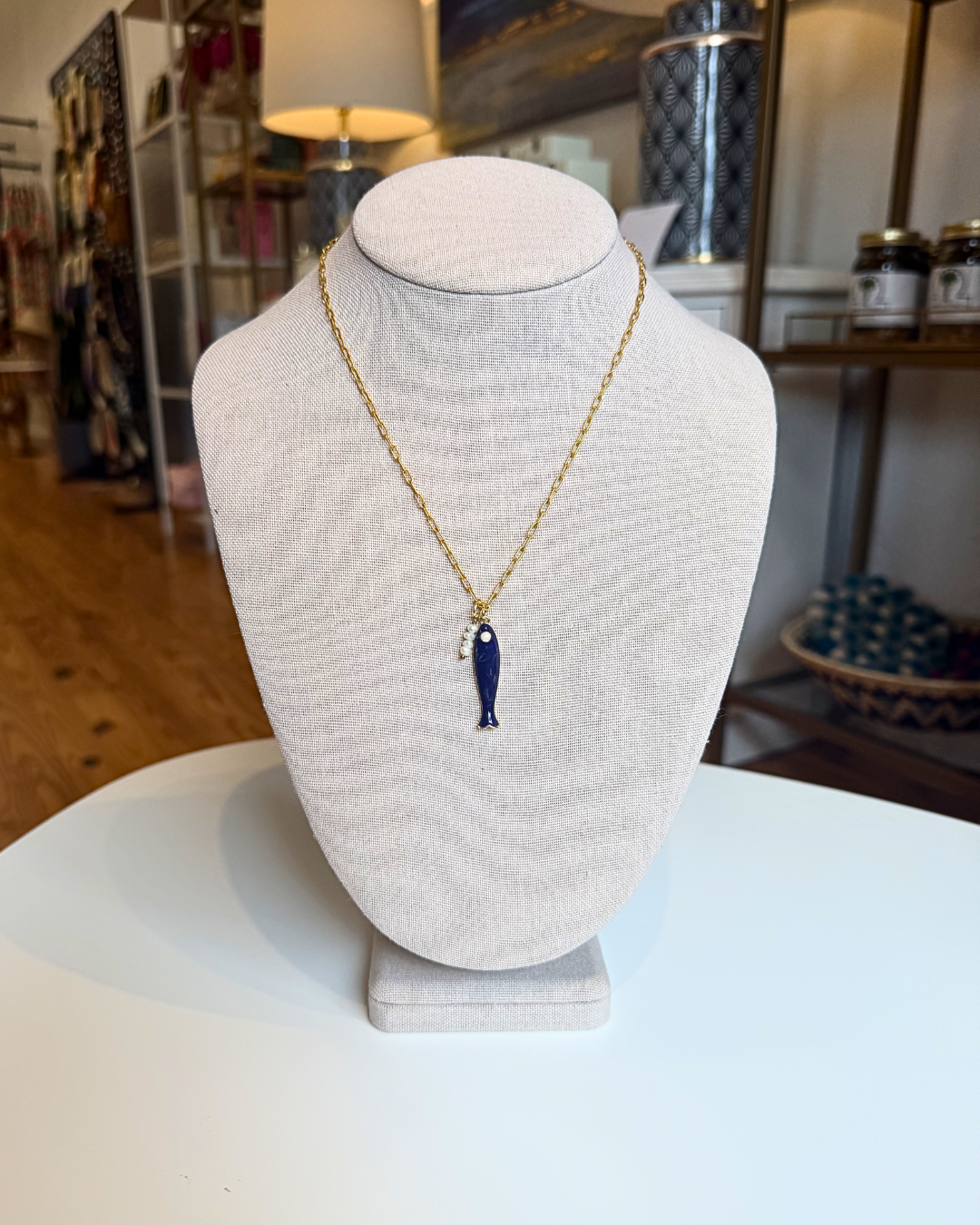 Nantucket Navy Necklace