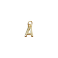 Gold Letter Charm Collection