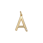 Large Letter with Diamond Accent