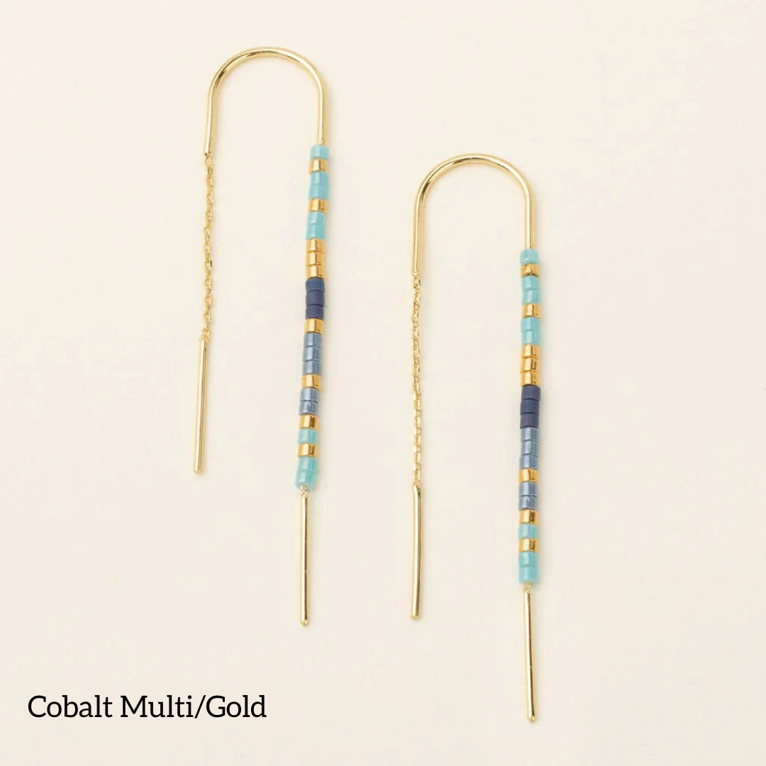 Chromacolor Miyuki Thread Earring