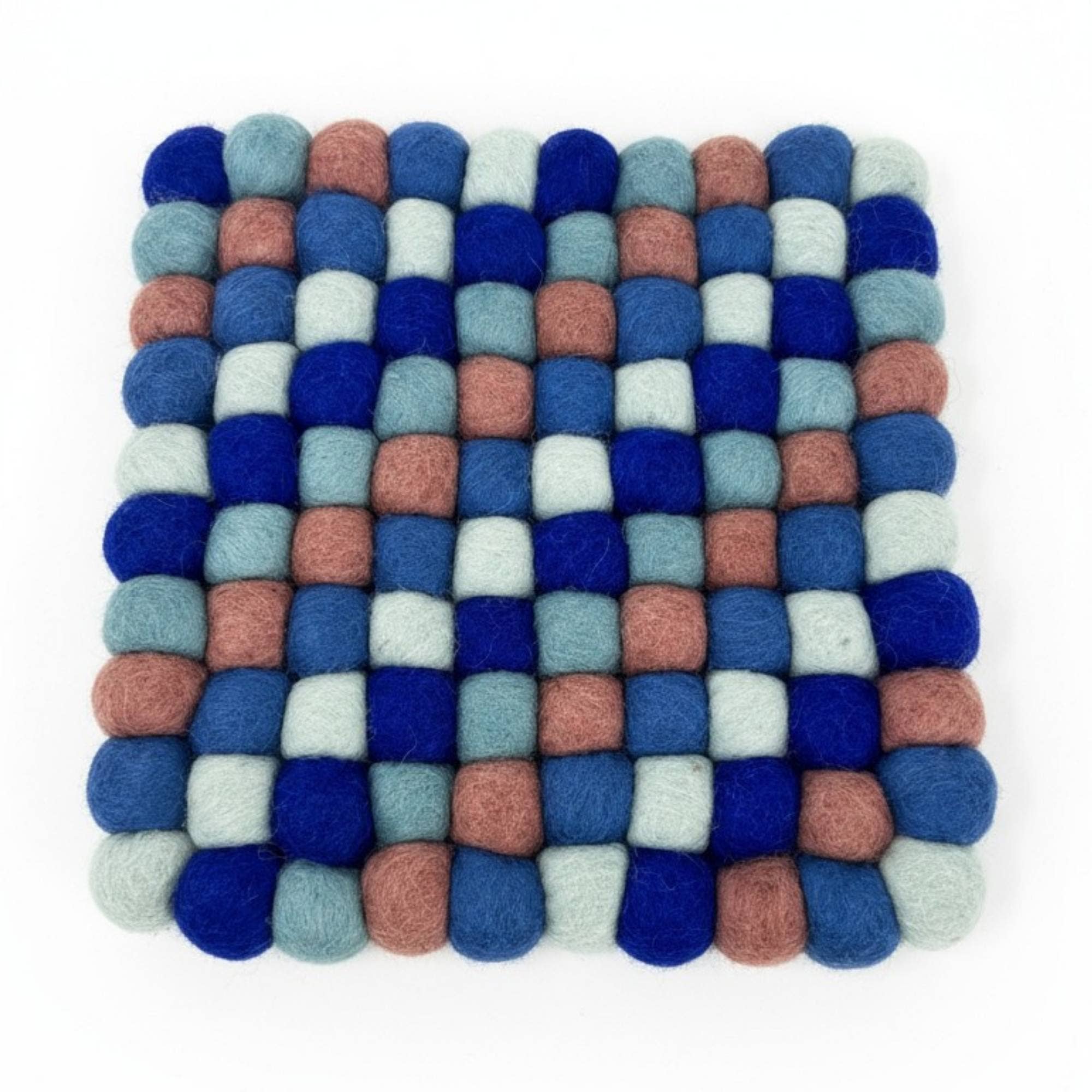 Felt Ball Square Trivet