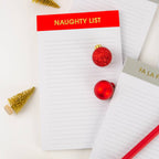 Naughty List | Holiday Lined Notepad