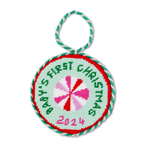 Baby's 1st Needlepoint Ornament