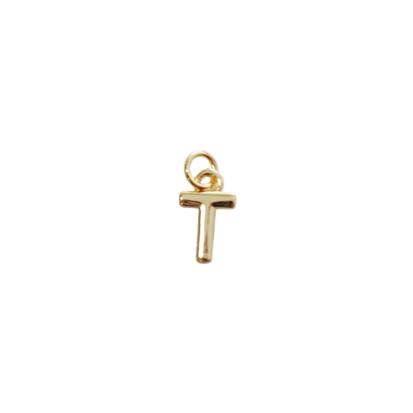 Gold Letter Charm Collection