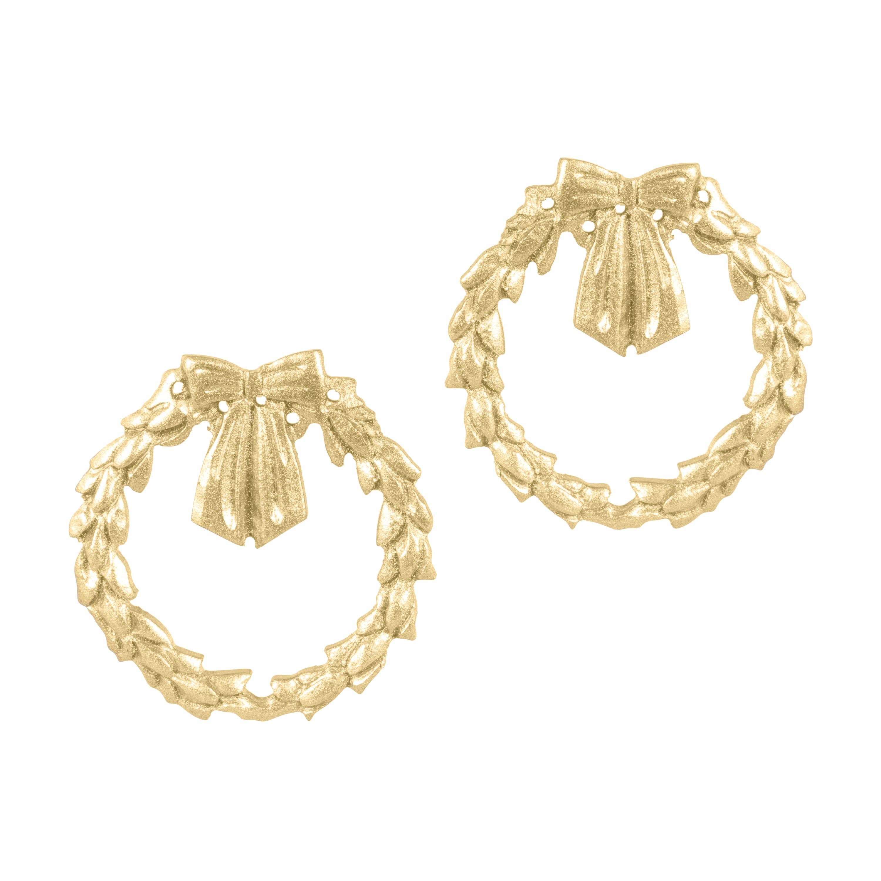 Gold Wreath Earrings