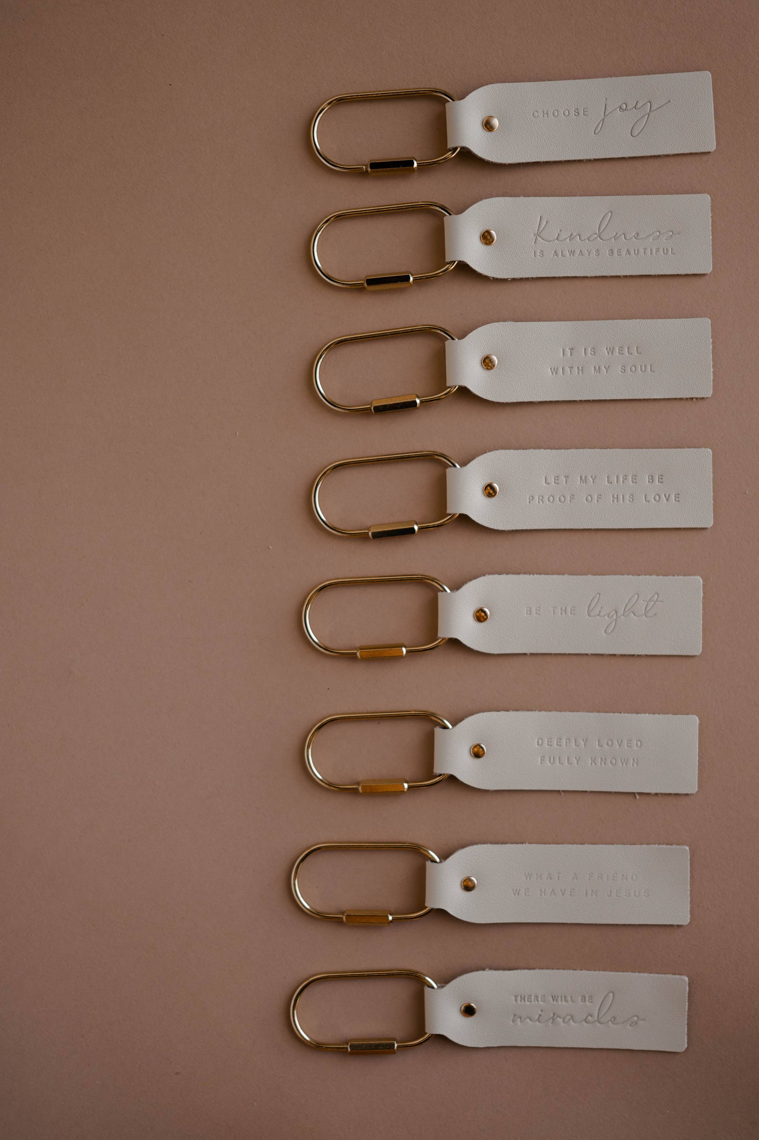 Choose Joy Blonde Key Fob 