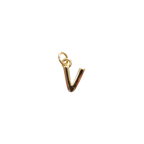 Gold Letter Charm Collection