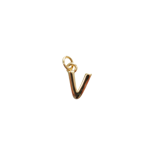 Gold Letter Charm Collection