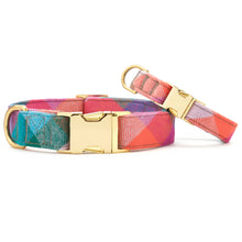 Color Pop Flannel Dog Collar