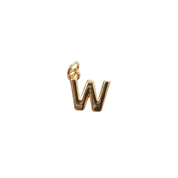 Gold Letter Charm Collection
