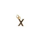 Gold Letter Charm Collection