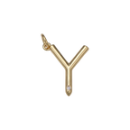 Large Letter with Diamond Accent