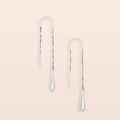 Silver Teardrop Threader