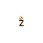 Gold Letter Charm Collection