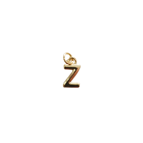 Gold Letter Charm Collection