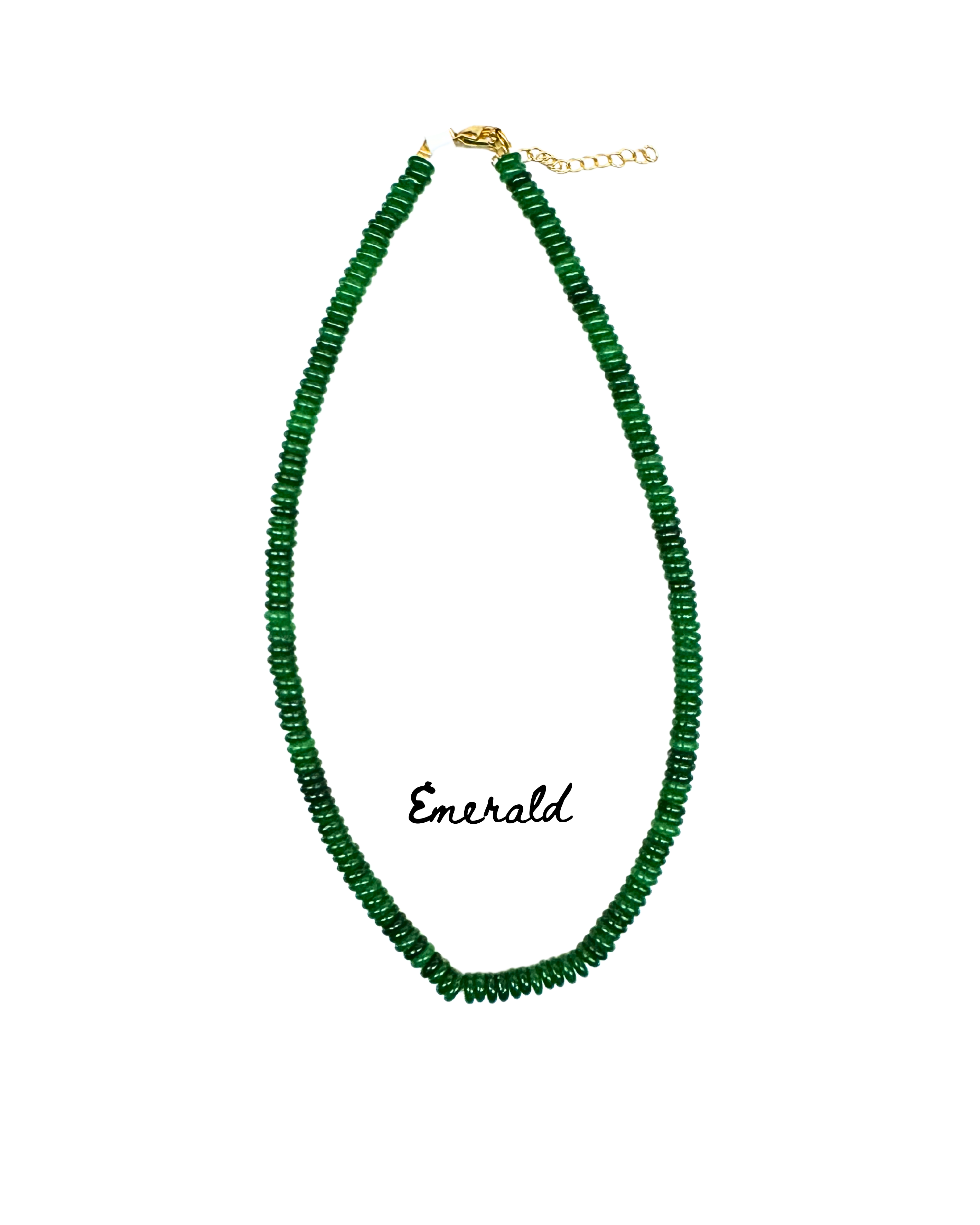 Disc Beaded Necklaces