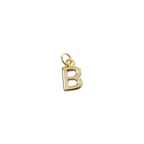 Gold Letter Charm Collection
