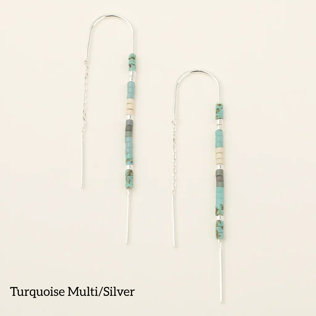 Chromacolor Miyuki Thread Earring