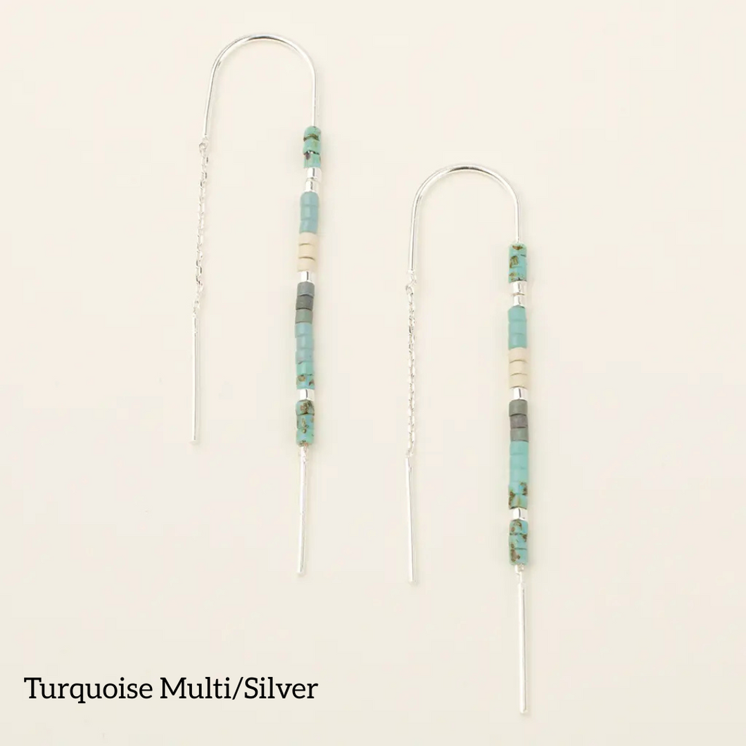 Chromacolor Miyuki Thread Earring