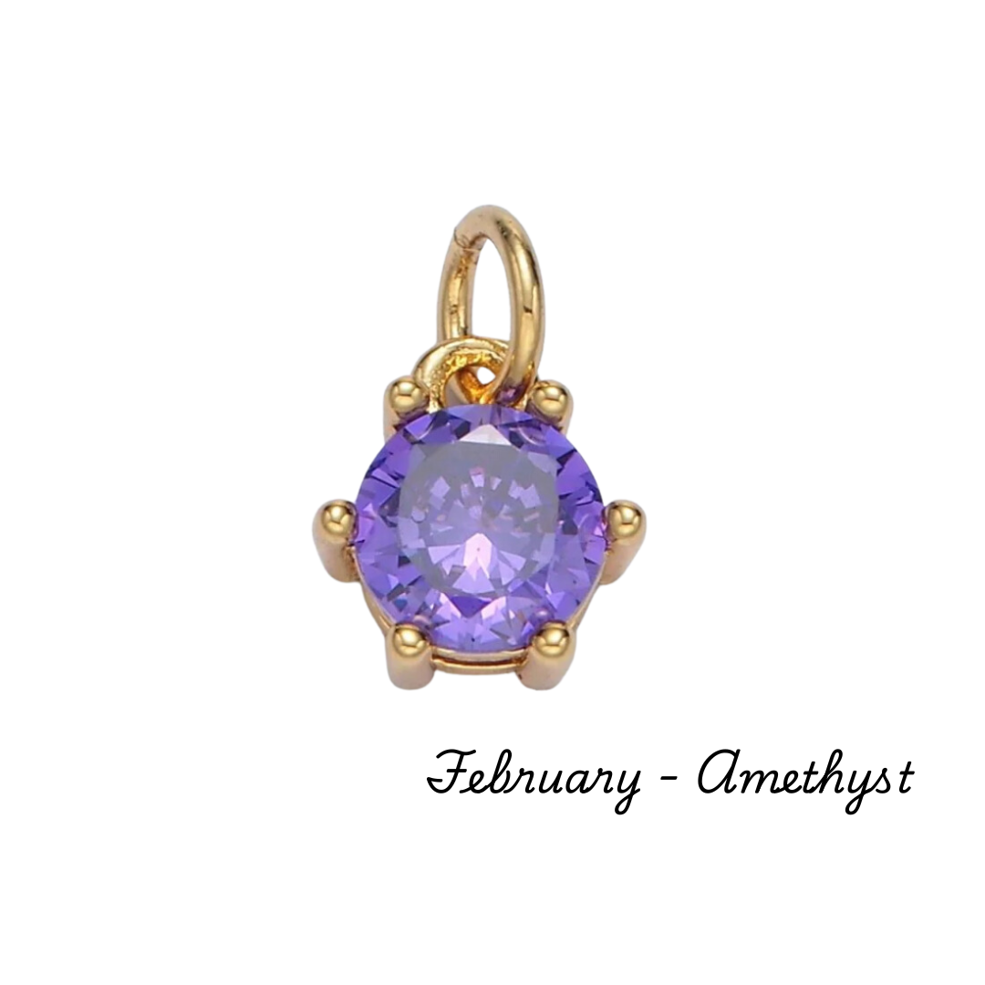 Gem Birthstone Charm Collection