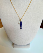 Nantucket Navy Necklace