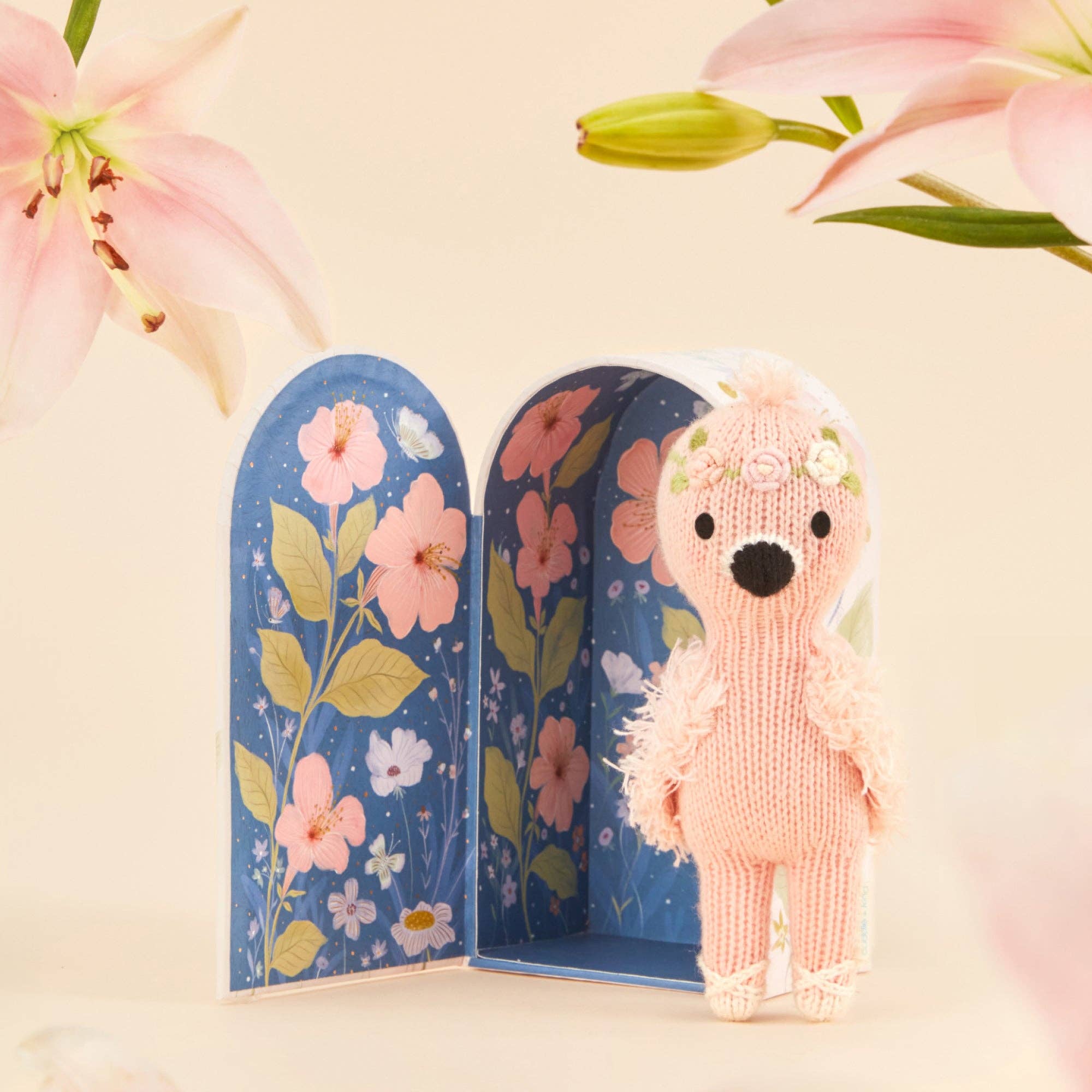 Tiny Penelope the Flamingo | cuddle + kind