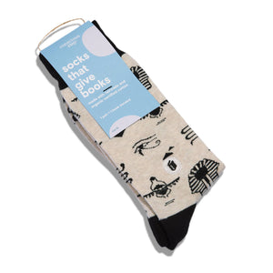 Socks that Give Books  (Ivory Hieroglyphics)