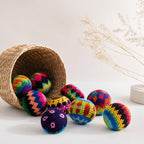 Knit Multicolor Hacky Sack