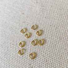 5 grams bag of 18k Gold Filled Jump Ring Size 3mm, 4mm, 5mm,: 4 mm