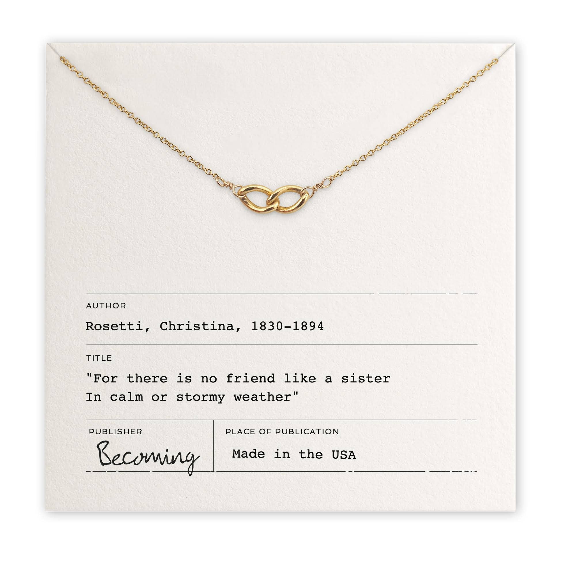 Sisters Links Necklace