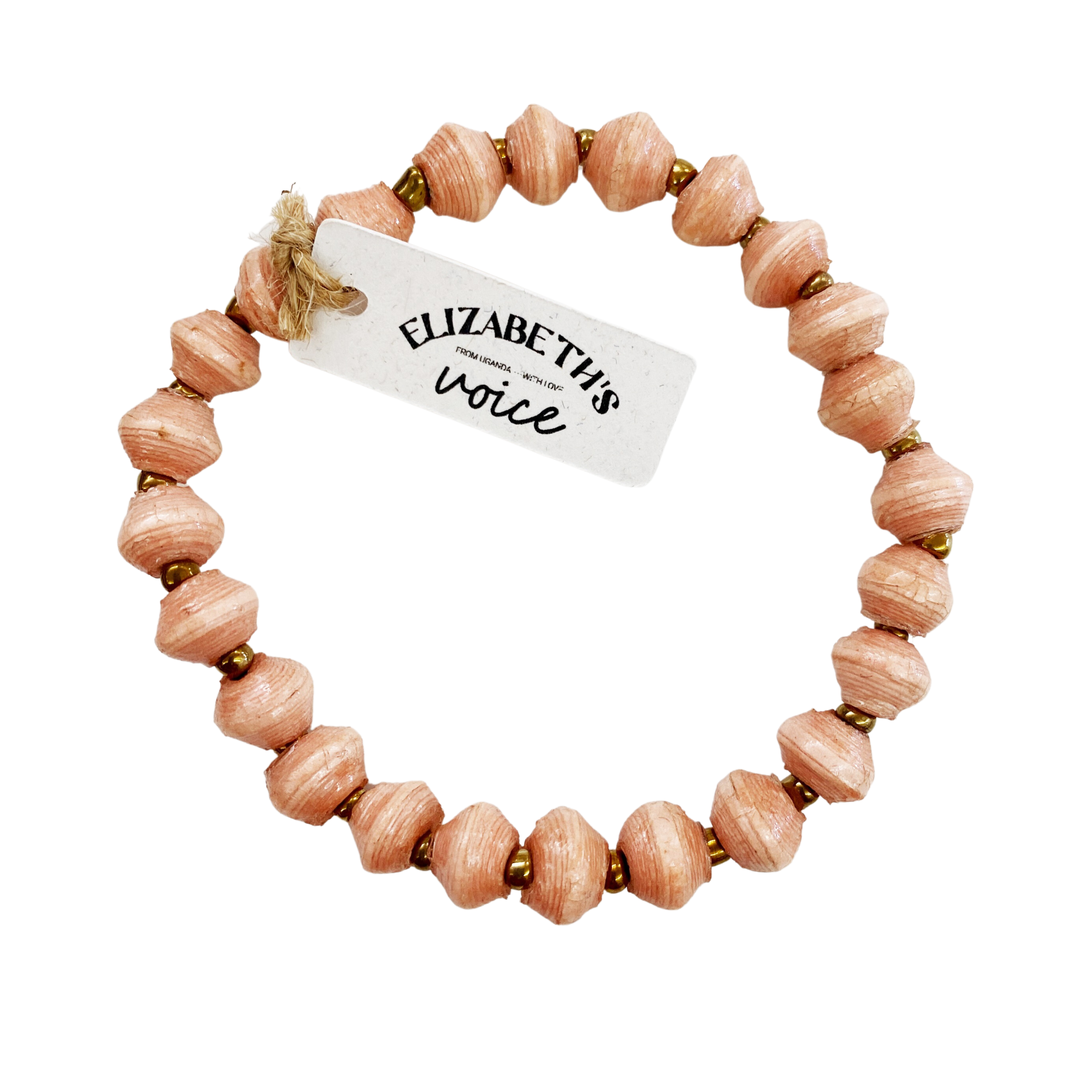 Single Paper Bead Bracelet