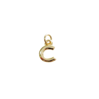 Gold Letter Charm Collection
