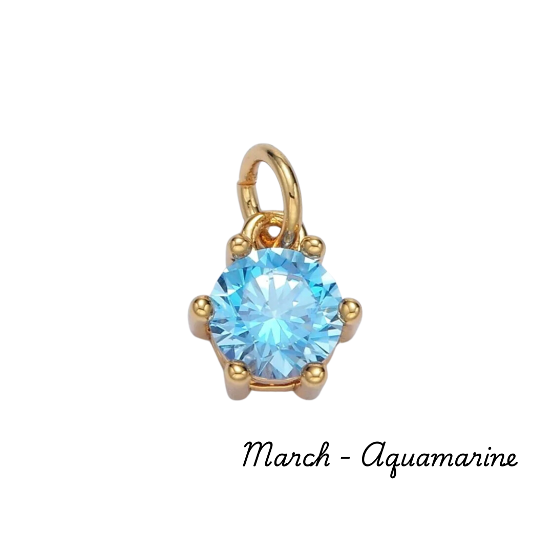 Gem Birthstone Charm Collection