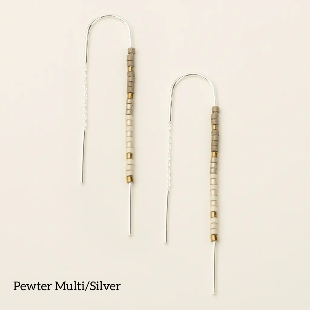Chromacolor Miyuki Thread Earring