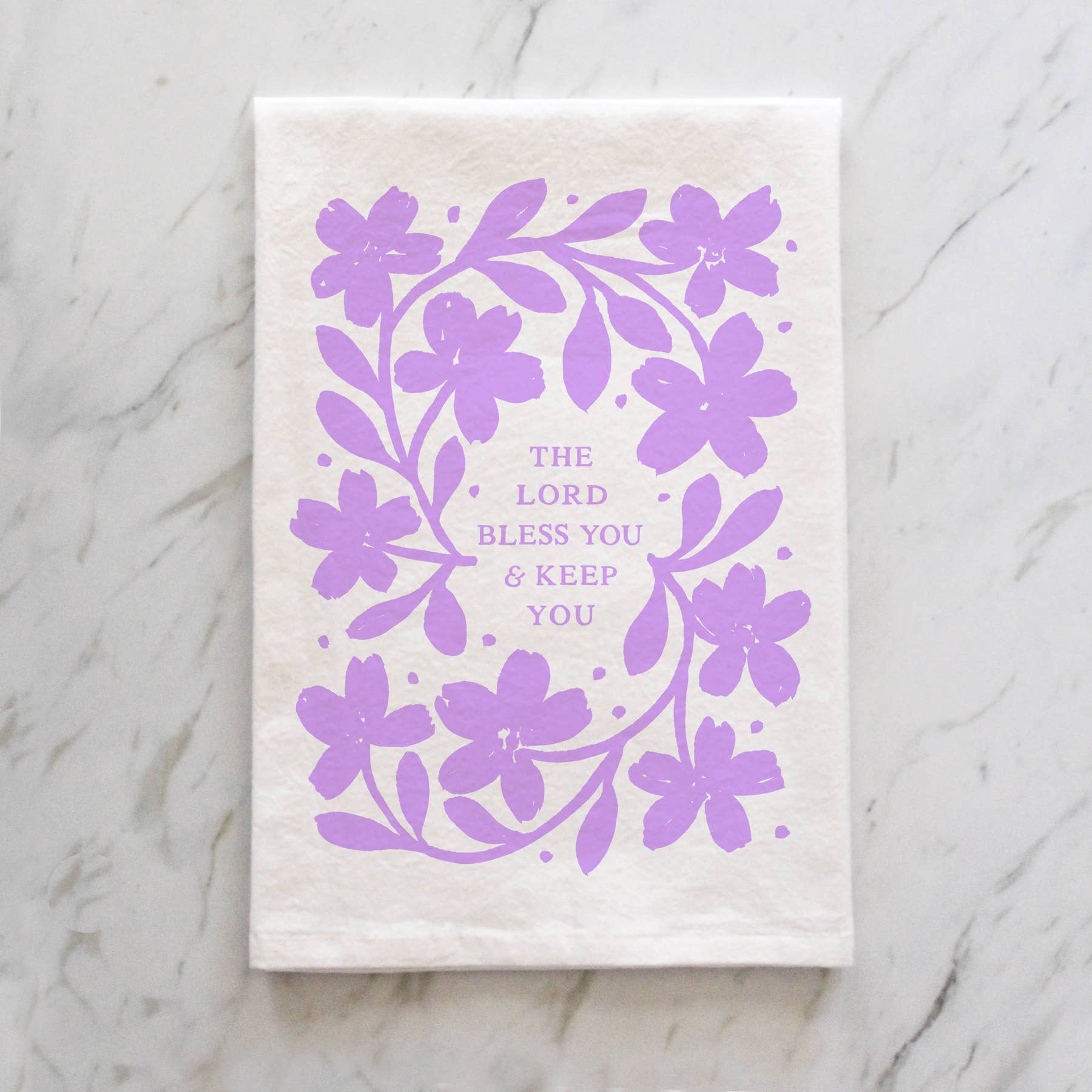 The Lord Bless You & Keep You Tea Towel