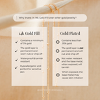 Floral Band Stacking Ring | 14k Gold Fill