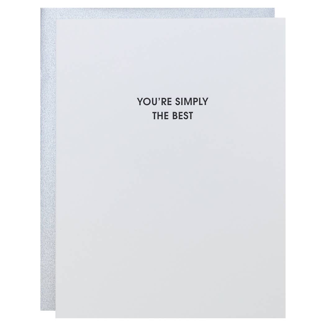 You're Simply The Best Greeting Card