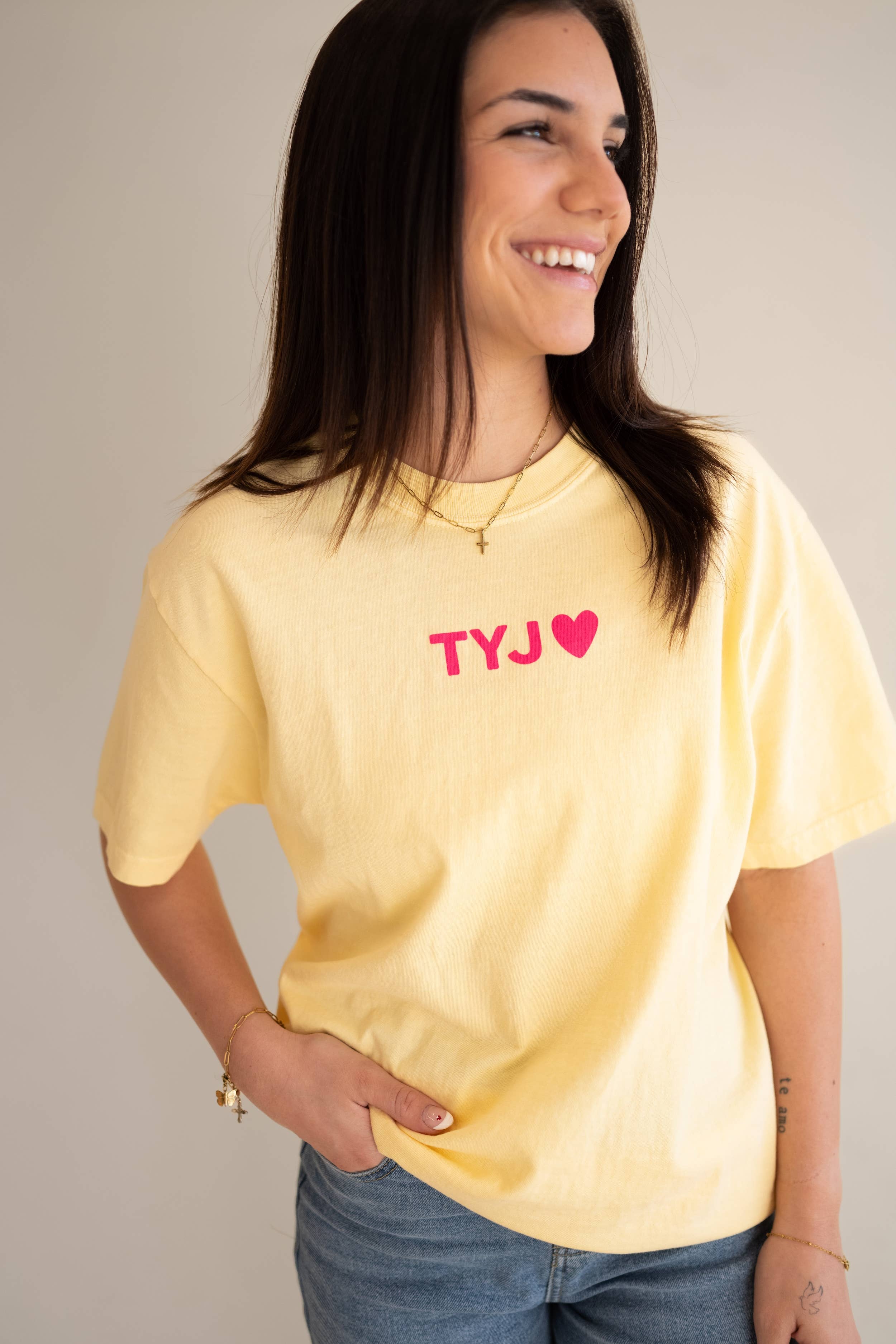 Thank You Jesus Tee Butter Yellow | Women's Tee