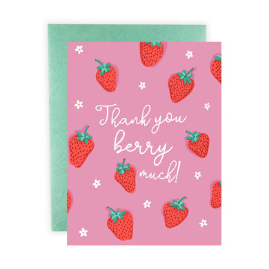Thank You Berry Much Greeting Card