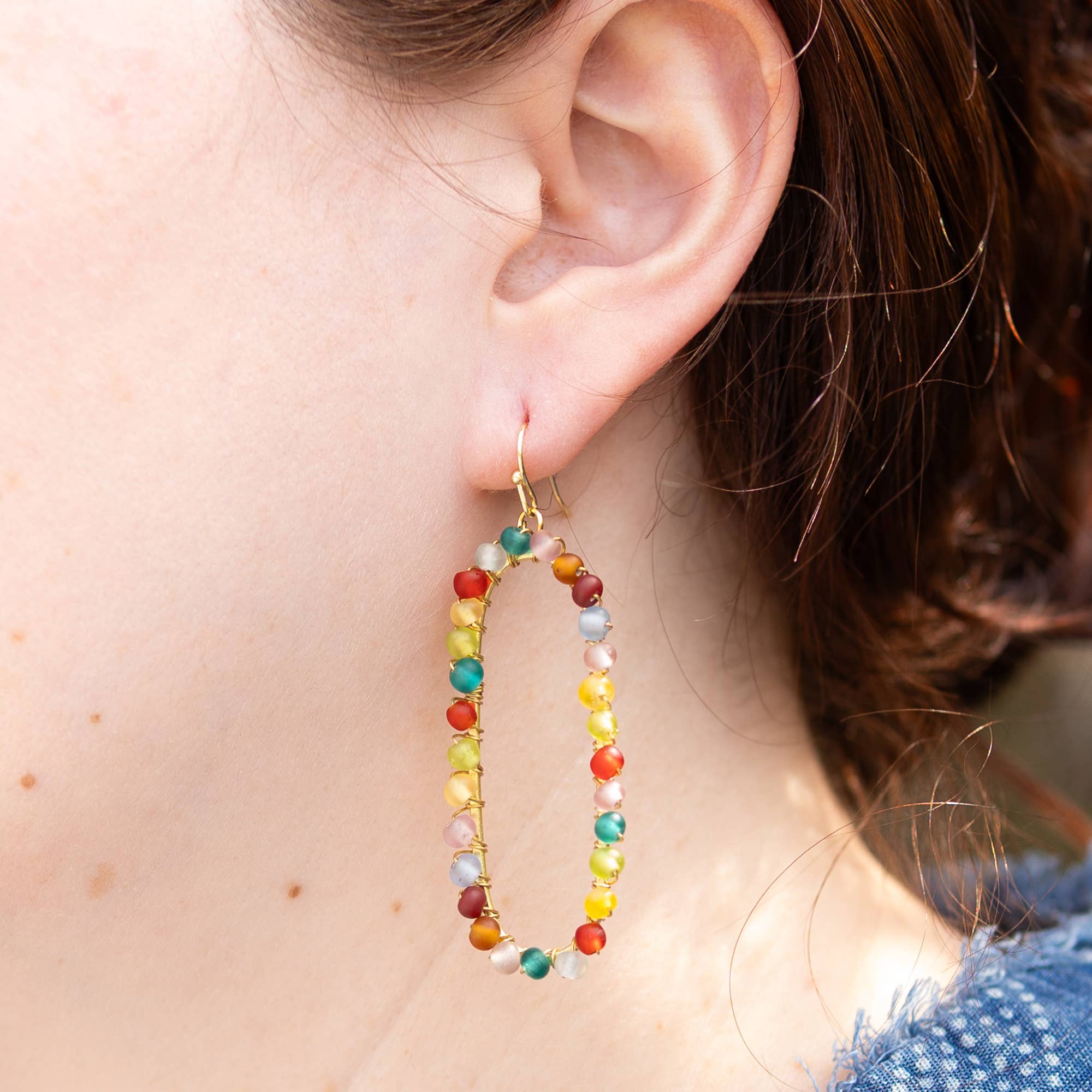 Kaleidoscope Oval Hoops