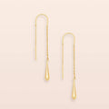 Teardrop Threader - Gold Vermeil