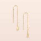 Teardrop Threader - Gold Vermeil