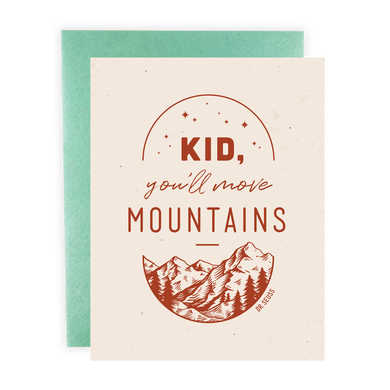 You'll Move Mountains Greeting Card