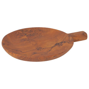 Teak Wood Paddle Tray: Medium