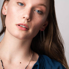 Cosmic Gold Oval Earrings