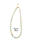 Disc Beaded Necklaces