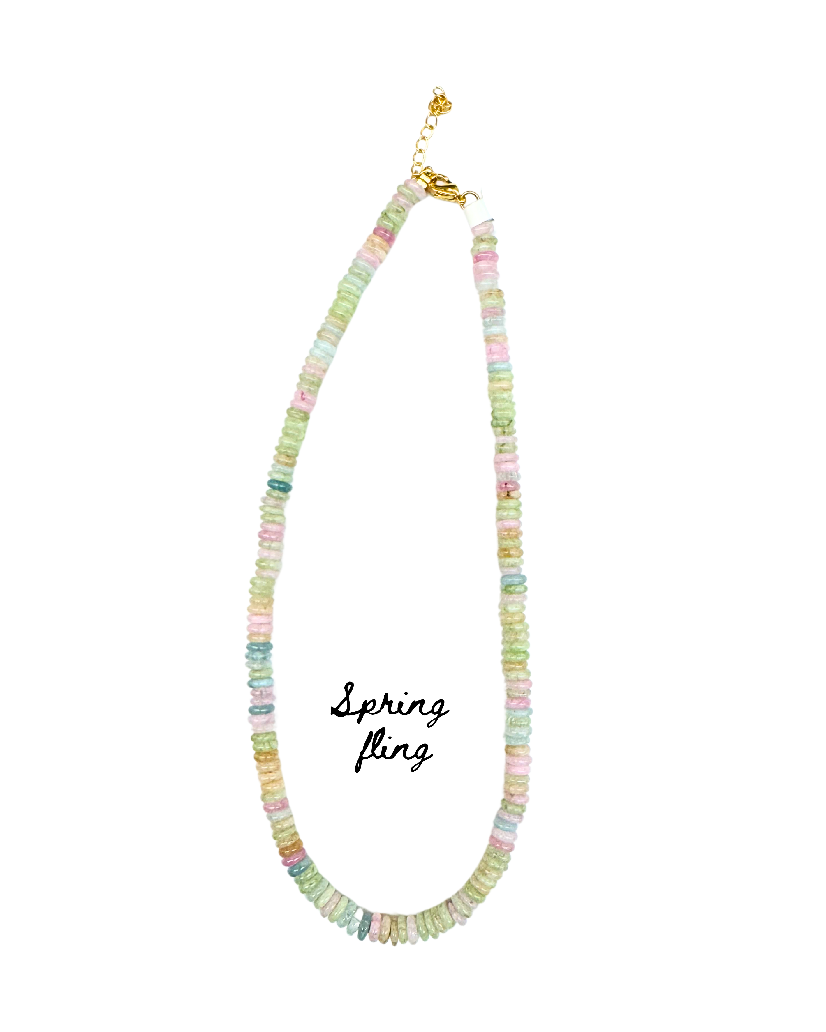 Disc Beaded Necklaces